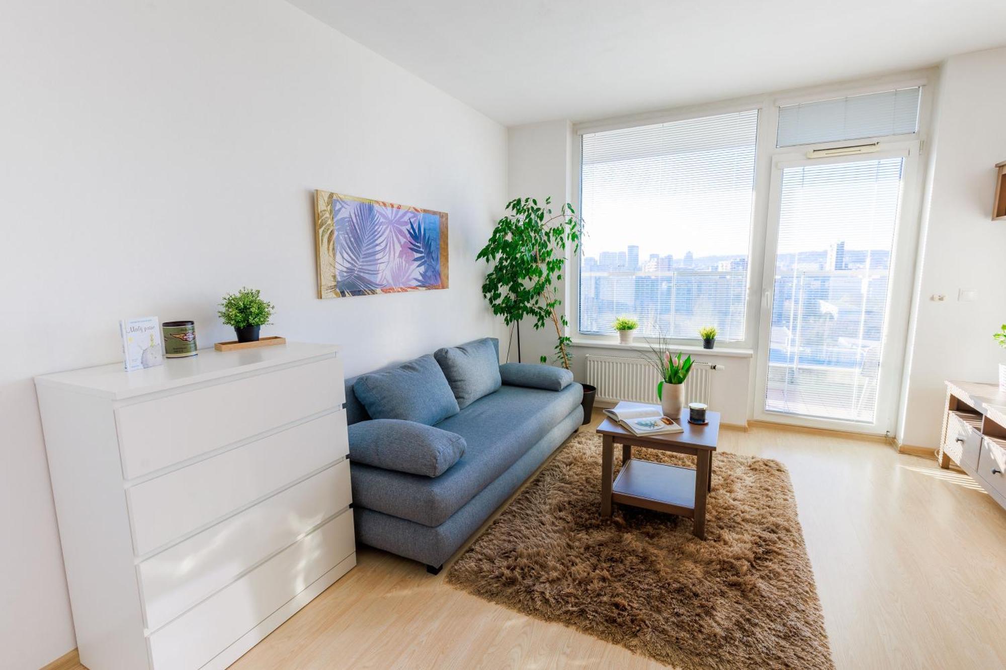 Sunny Apartment With Amazing Terrace On The 13Th Floor Near City Center 布拉迪斯拉发 外观 照片